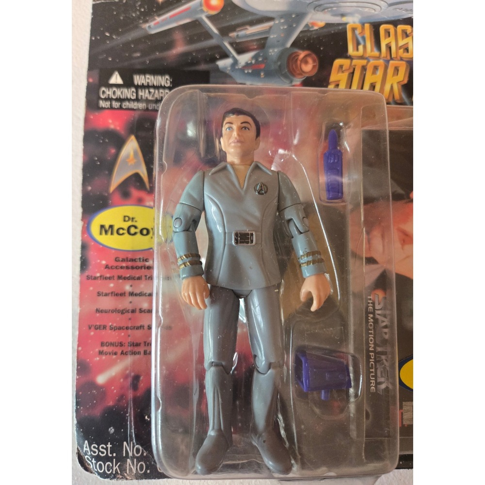 1995 Playmates Classic Star Trek Movie Series Dr McCoy Figure MOC Carded 6453 - Picture 3 of 12